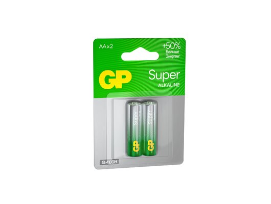 Батарейка GP Super Alkaline 15А АA 2 шт. (LR6)